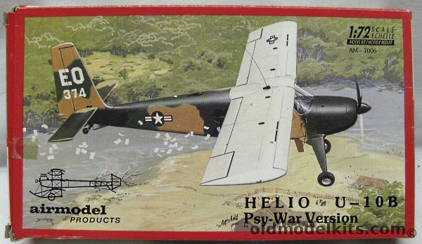 Airmodel 1/72 Helio U-10B (L-28) Super Courier - Psy-War 1966 or Psy-War 5th SOS, AM-7006 plastic model kit